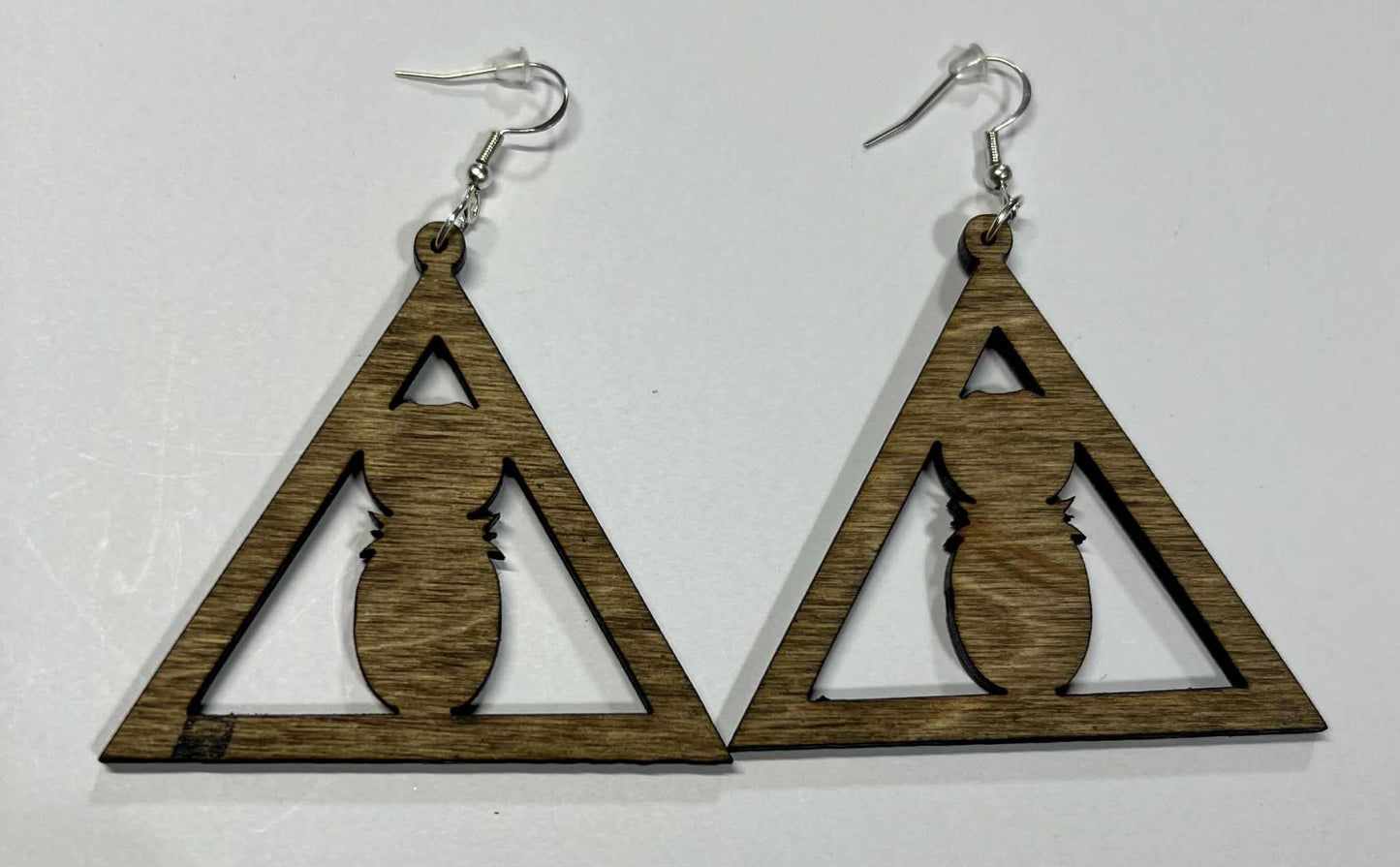 Rustic AS IS Misfits- Ipu Triangle Earring