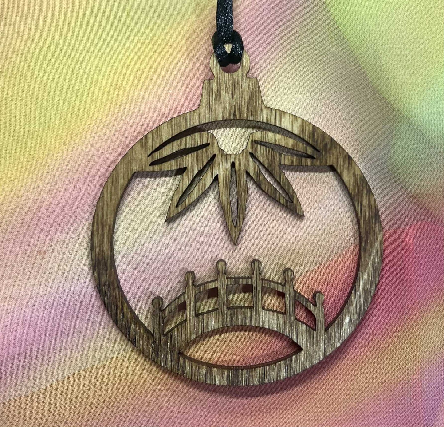 *NEW Japanese Garden Bridge/bamboo Ornament