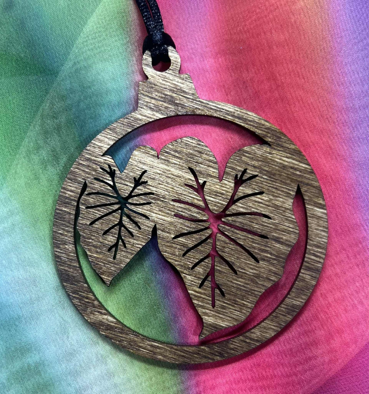 *NEW Kalo (Taro) Leaf- "Rachael" Ornament