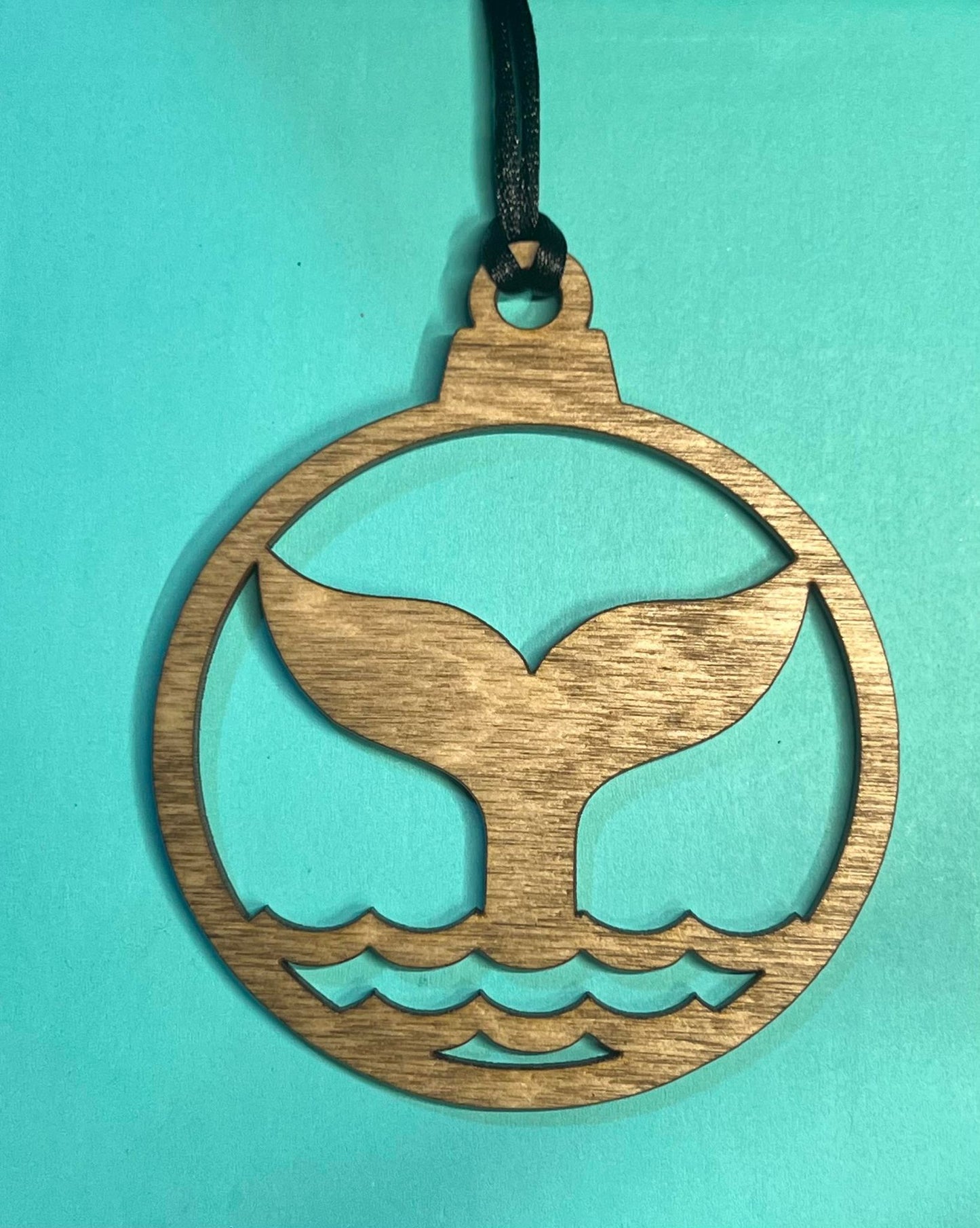 Whale Tail Ornament