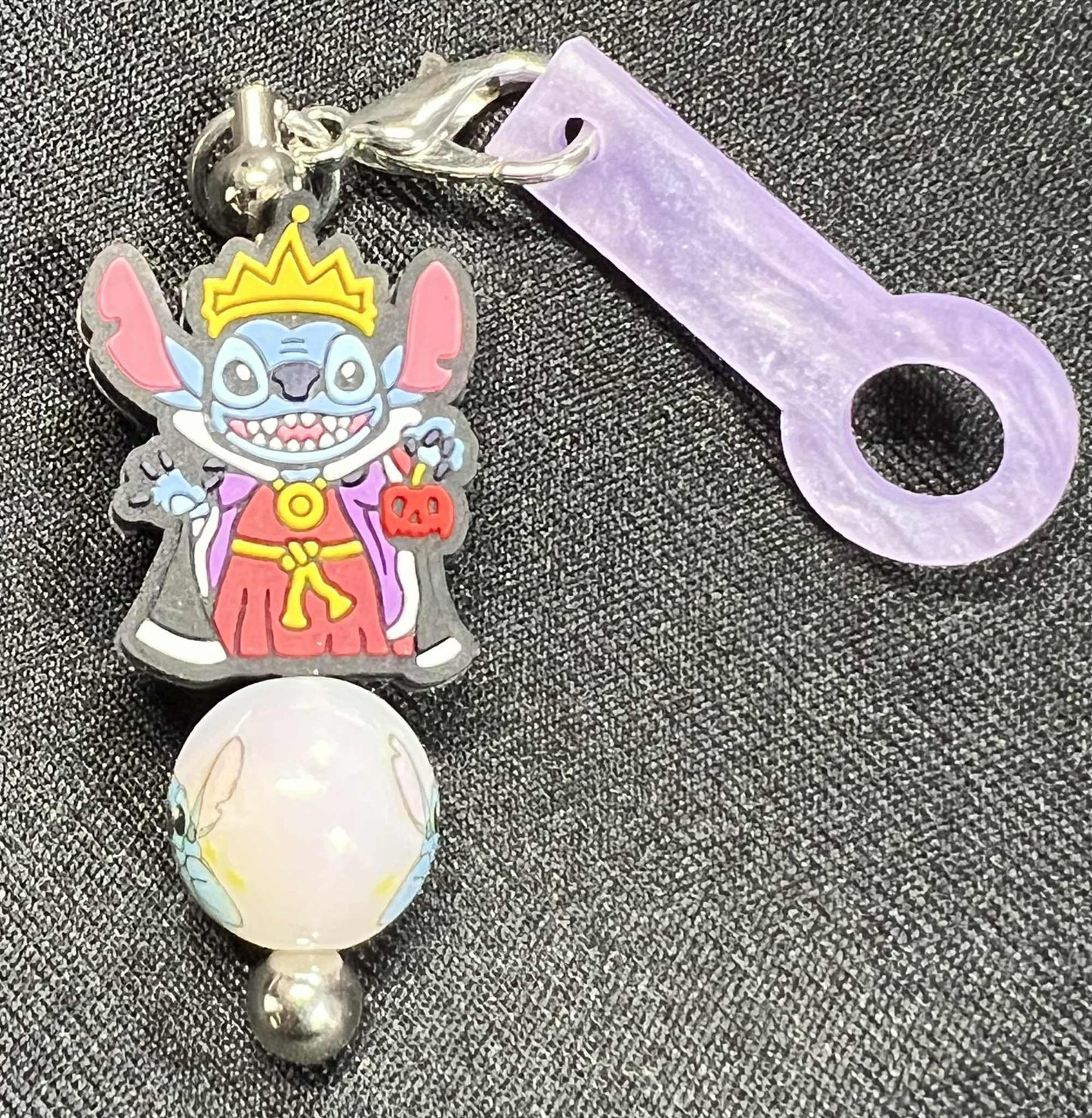 Beaded Straw Charm Toppers (Hard Plastic Ring)