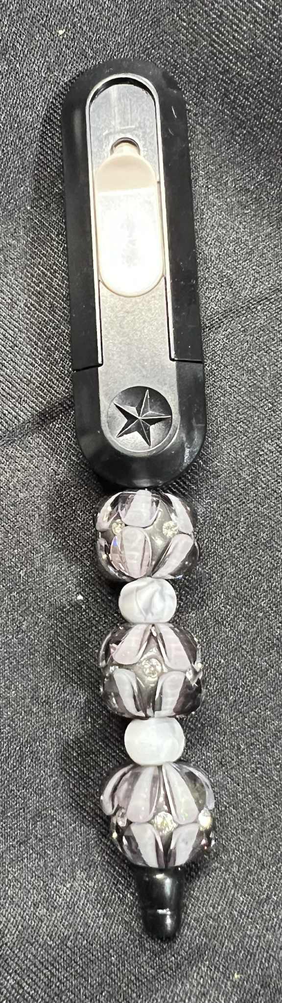 Beaded Slider to open Box Cutter