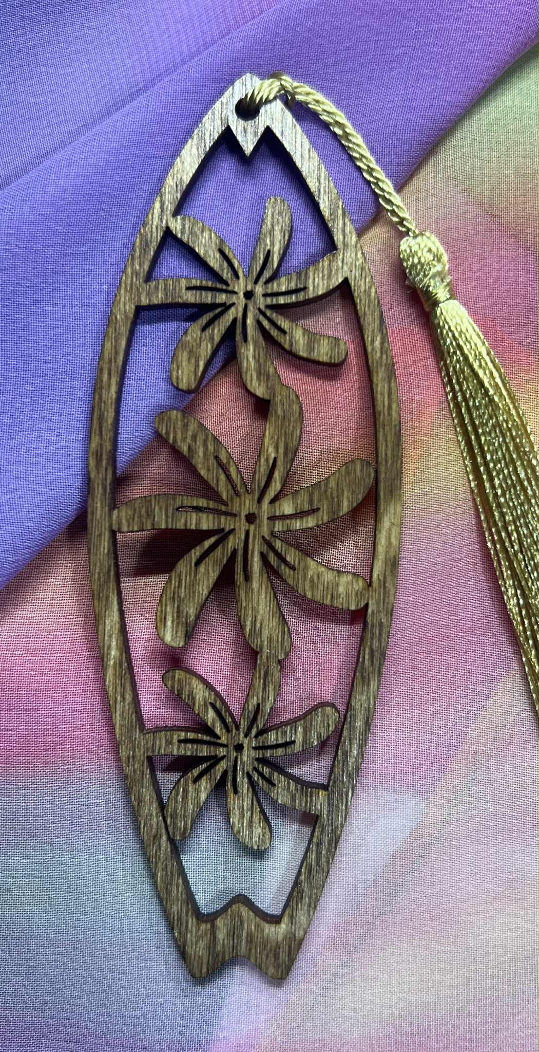 *NEW Triple Tiare Blossoms Bookmark