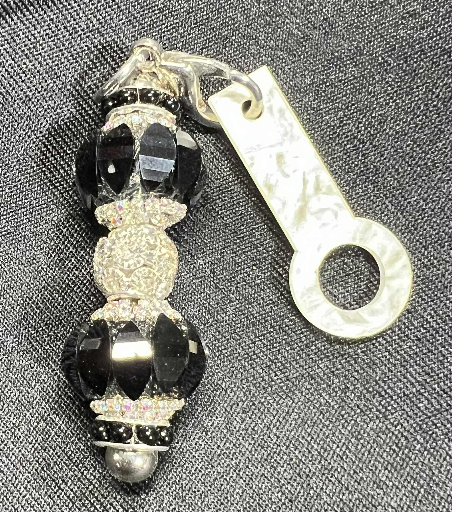 Beaded Straw Charm Toppers (Hard Plastic Ring)
