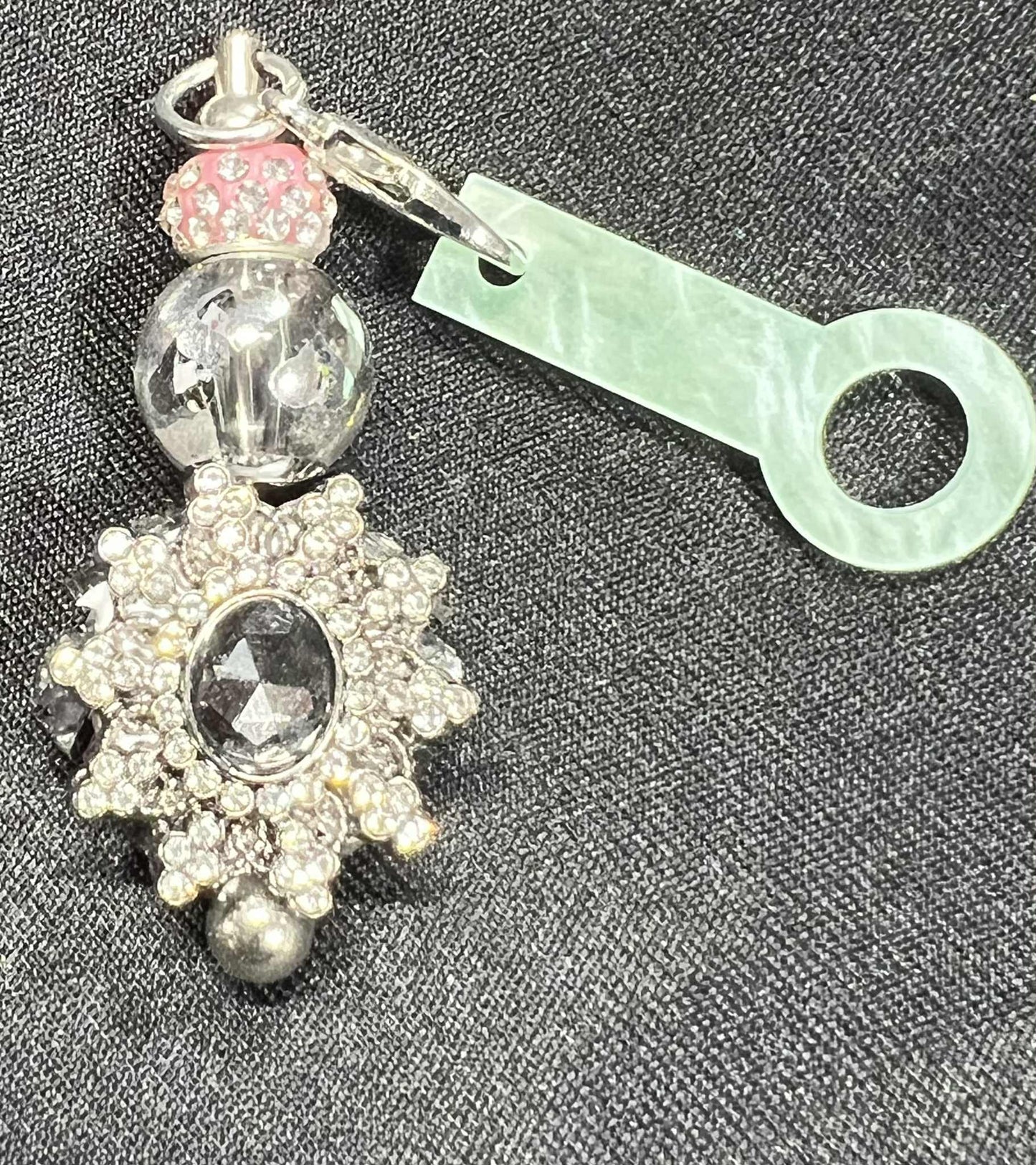 Beaded Straw Charm Toppers (Hard Plastic Ring)