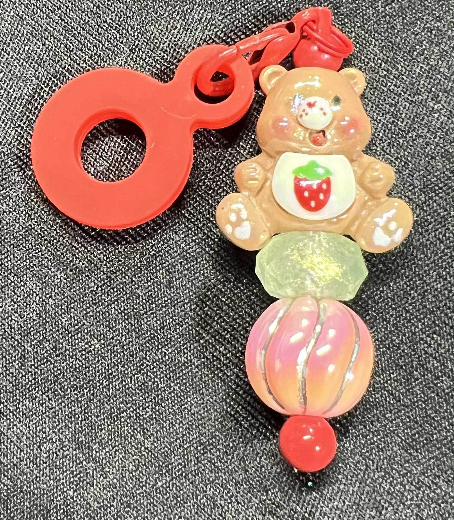 Beaded Straw Charm Toppers (Silicone Ring)