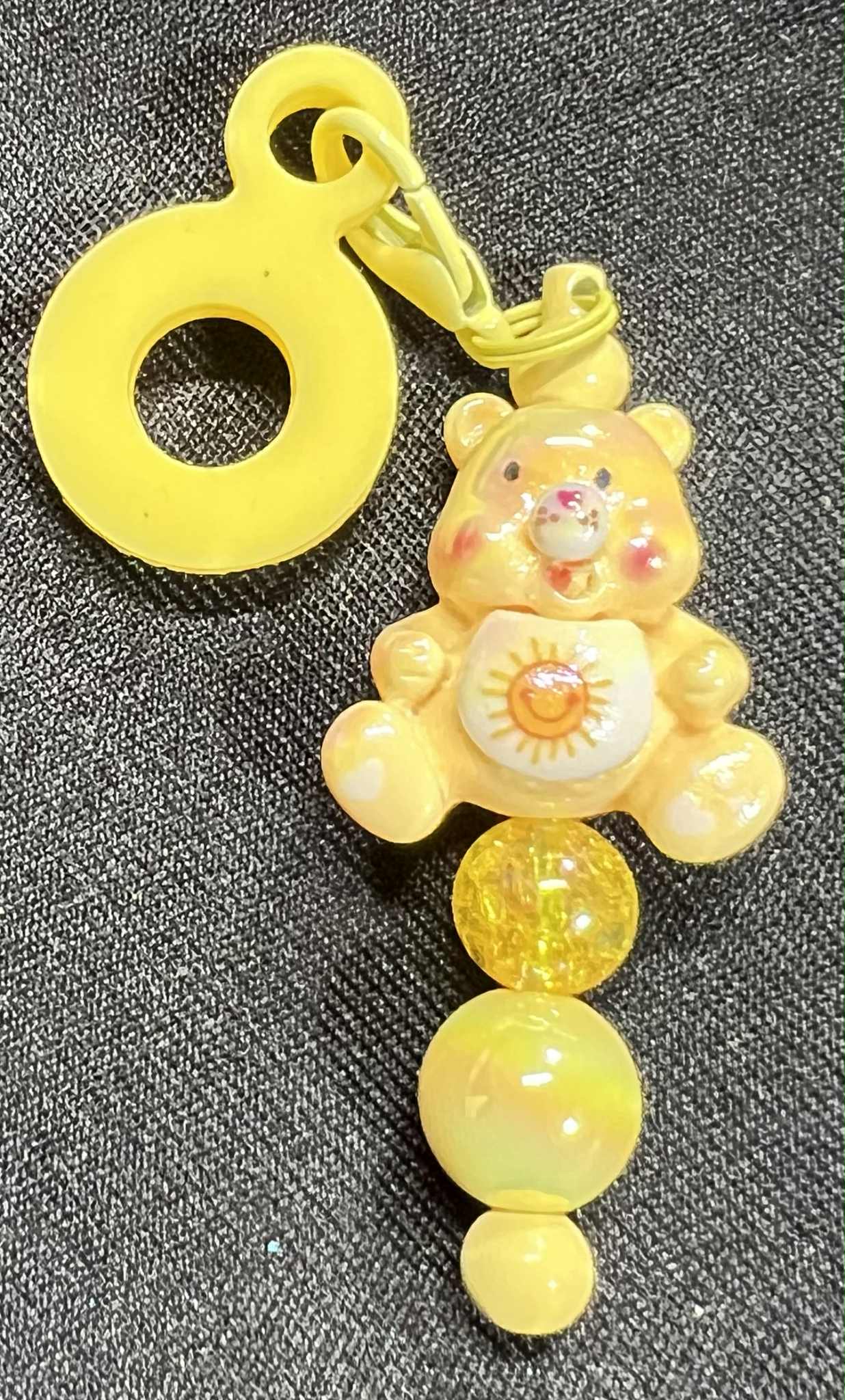 Beaded Straw Charm Toppers (Silicone Ring)