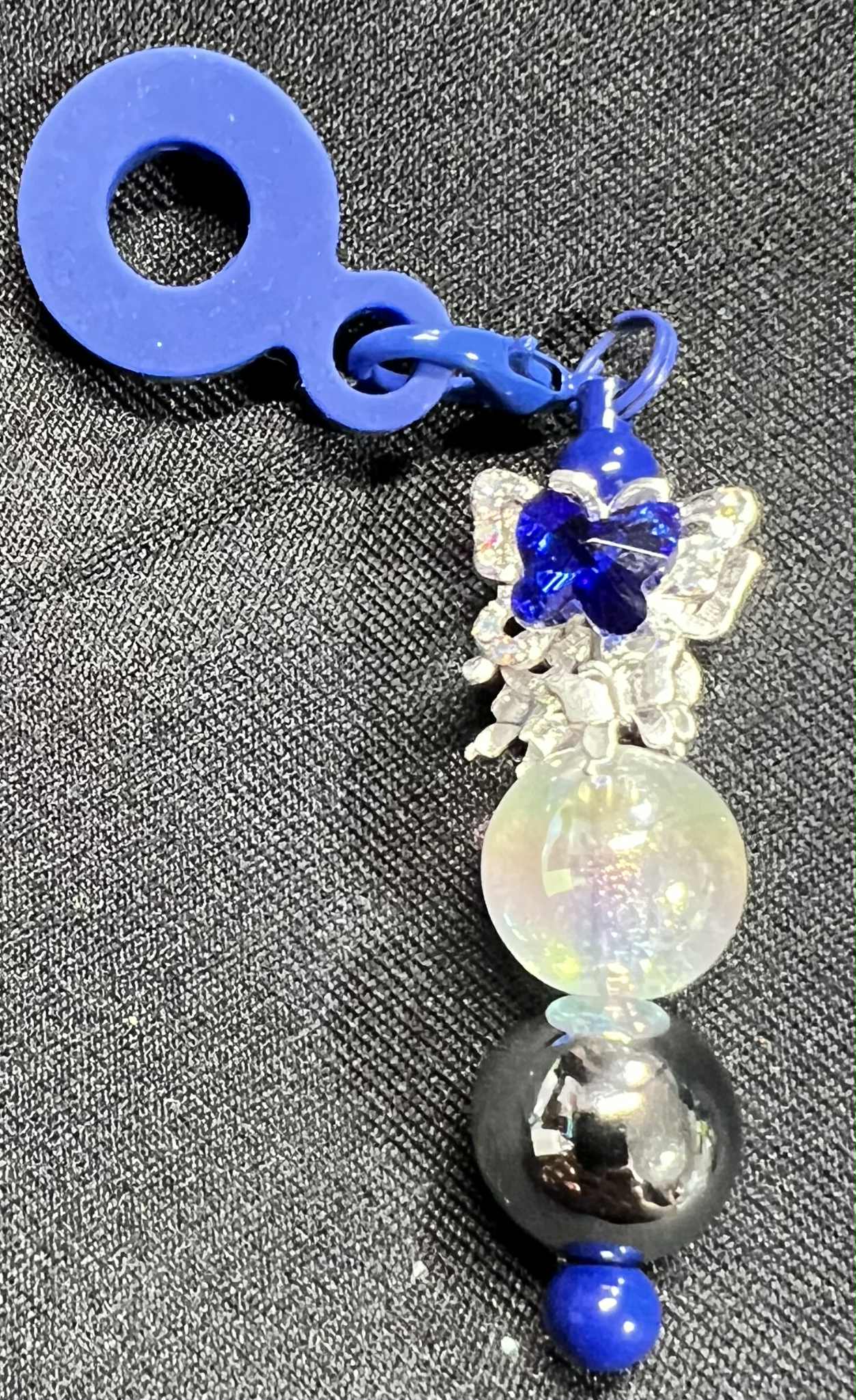 Beaded Straw Charm Toppers (Silicone Ring)