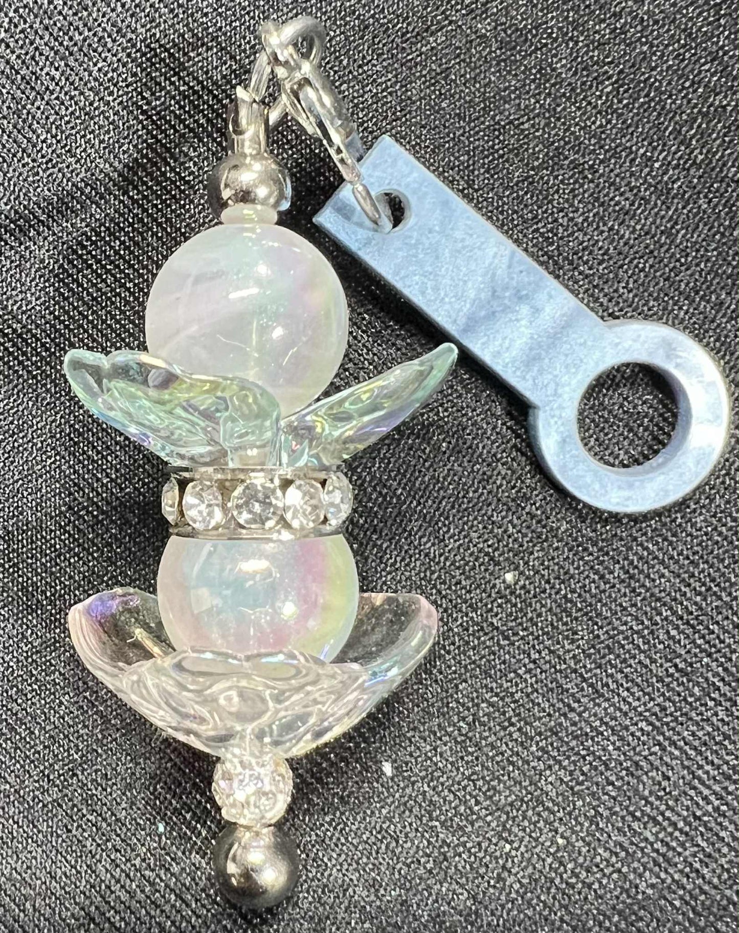 Beaded Straw Charm Toppers (Hard Plastic Ring)