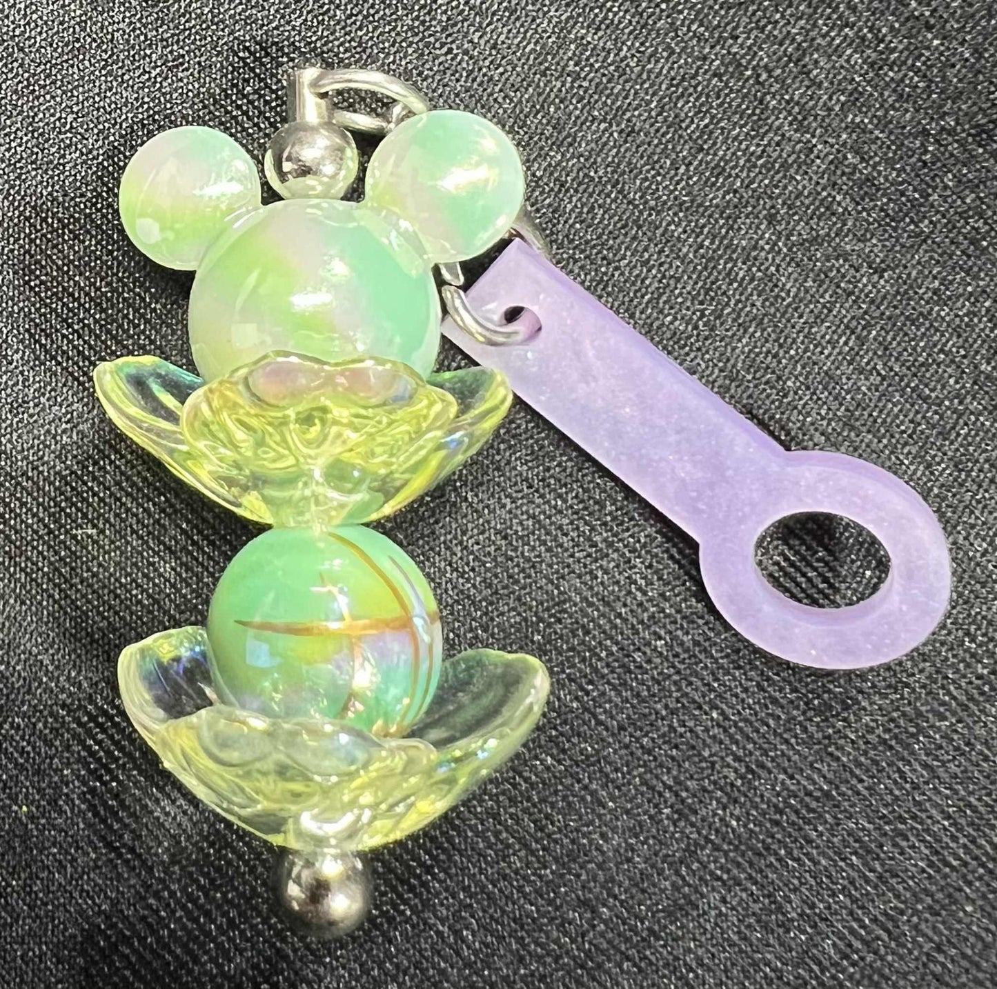 Beaded Straw Charm Toppers (Hard Plastic Ring)