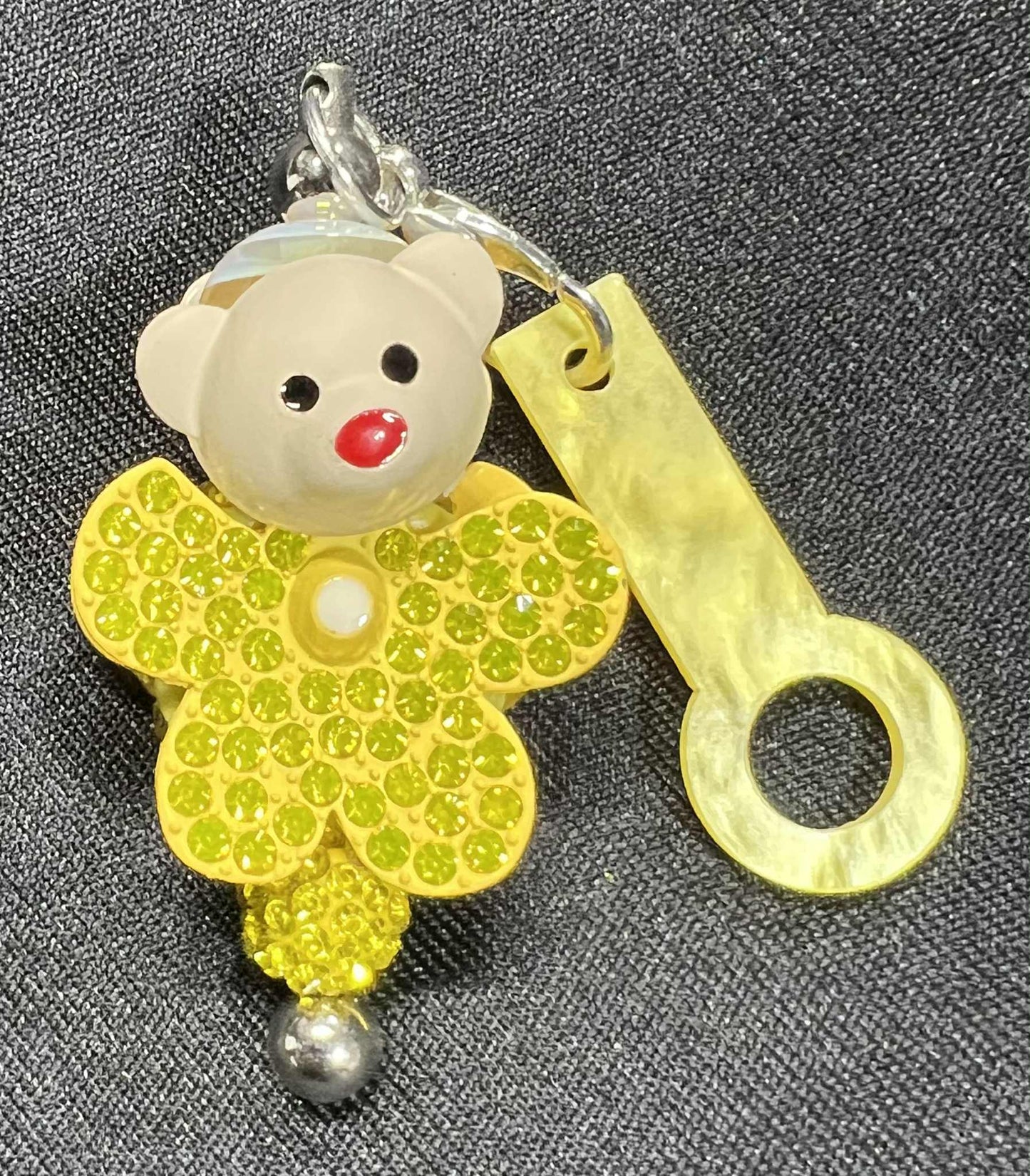 Beaded Straw Charm Toppers (Hard Plastic Ring)