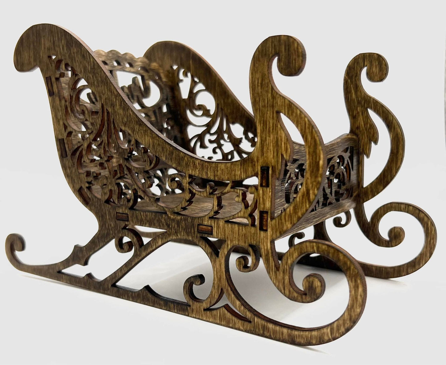 Custom Name Santa Christmas Sleigh