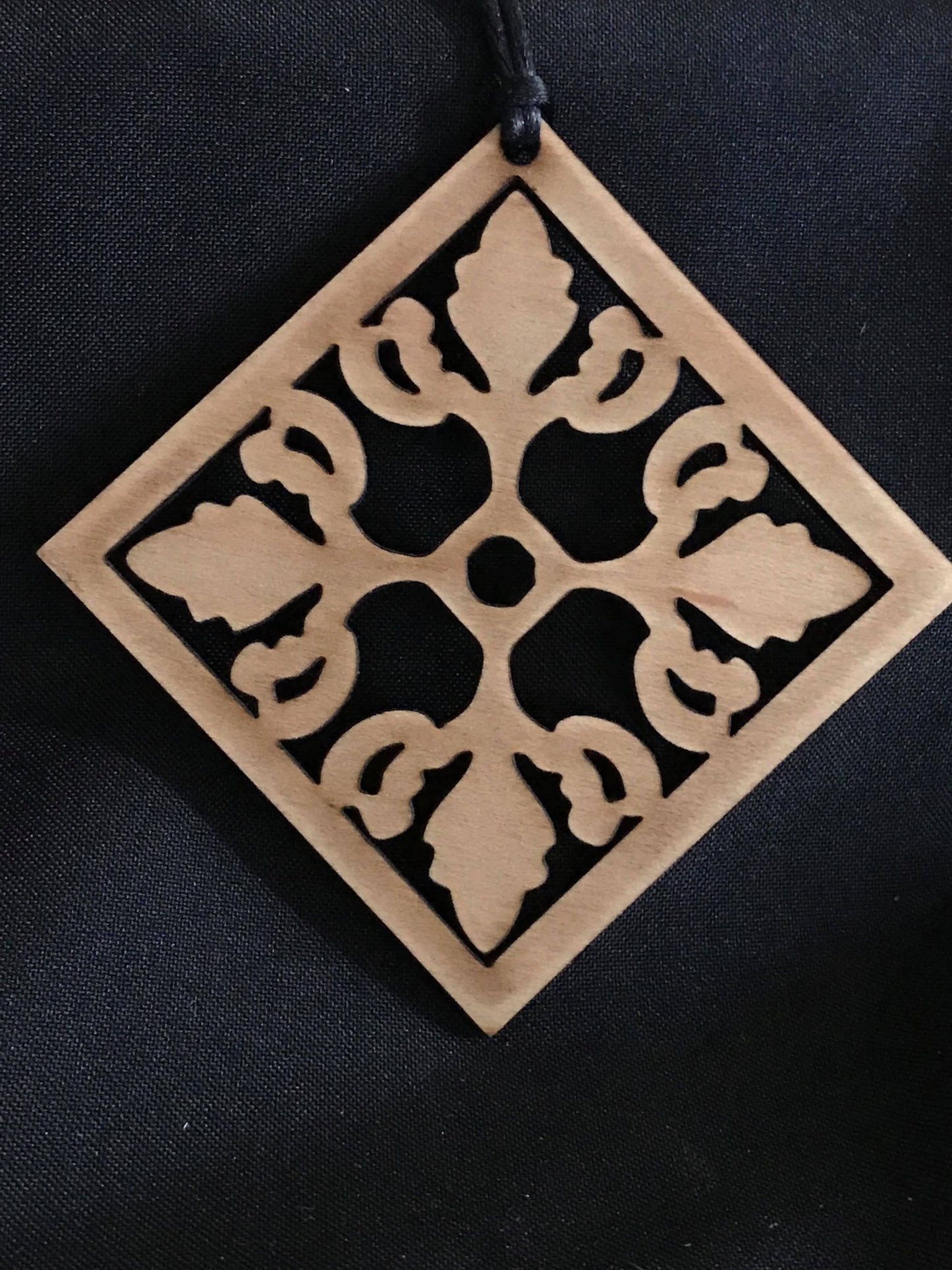 Torch Ginger Square Quilt Ornament