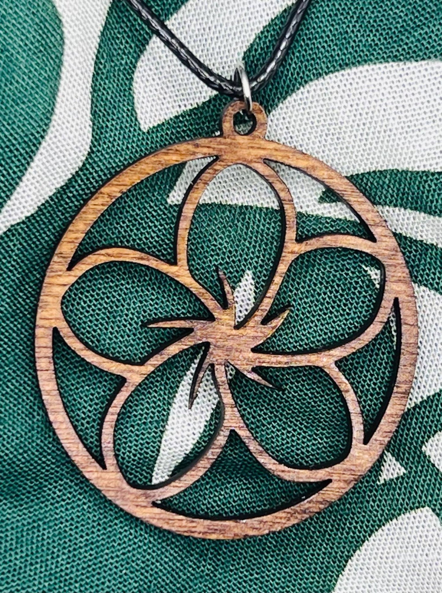 Pendant Necklace Plumeria