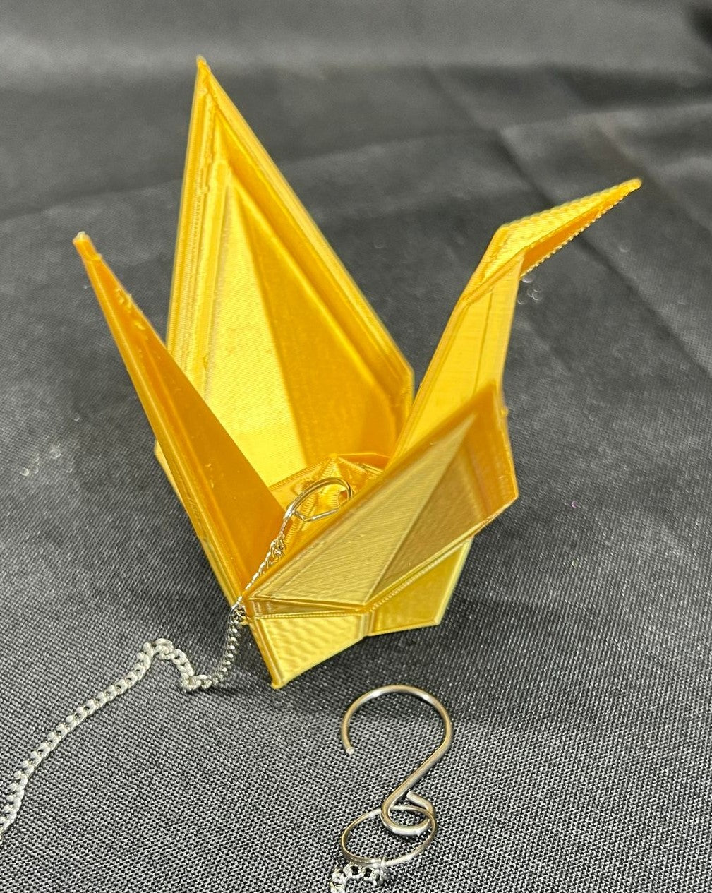 Japanese Crane (Tsuru) hanging and boxed.