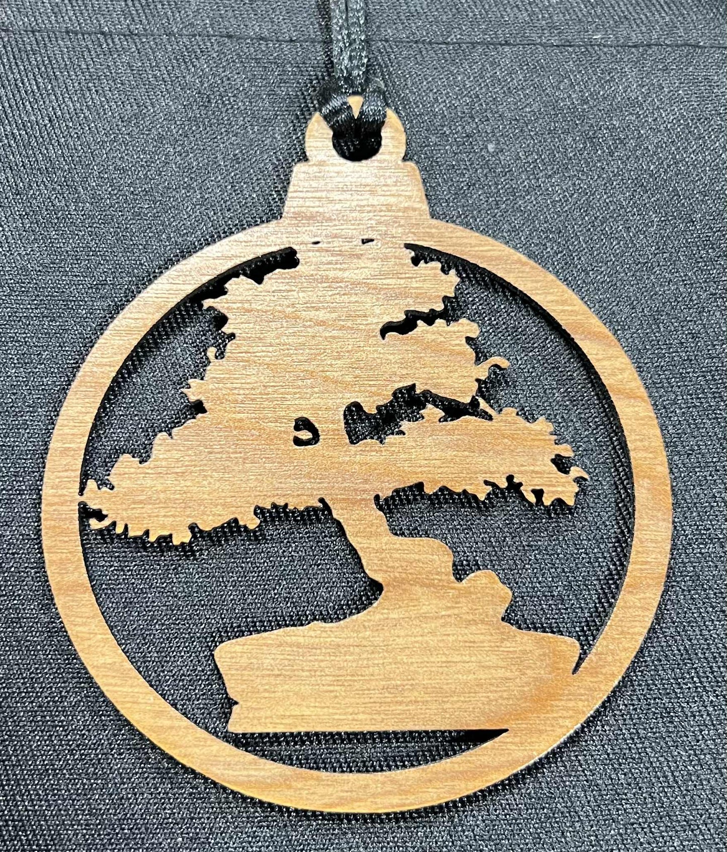 Bonsai Circle Ornament