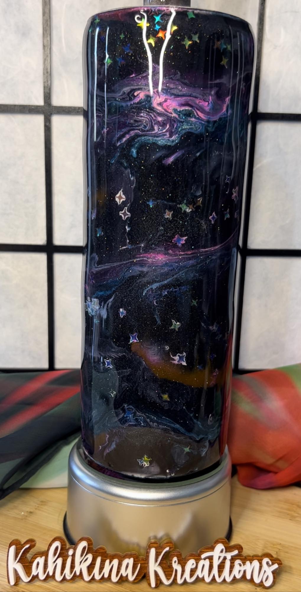 Galaxy Alcohol Ink Tumbler - 20oz