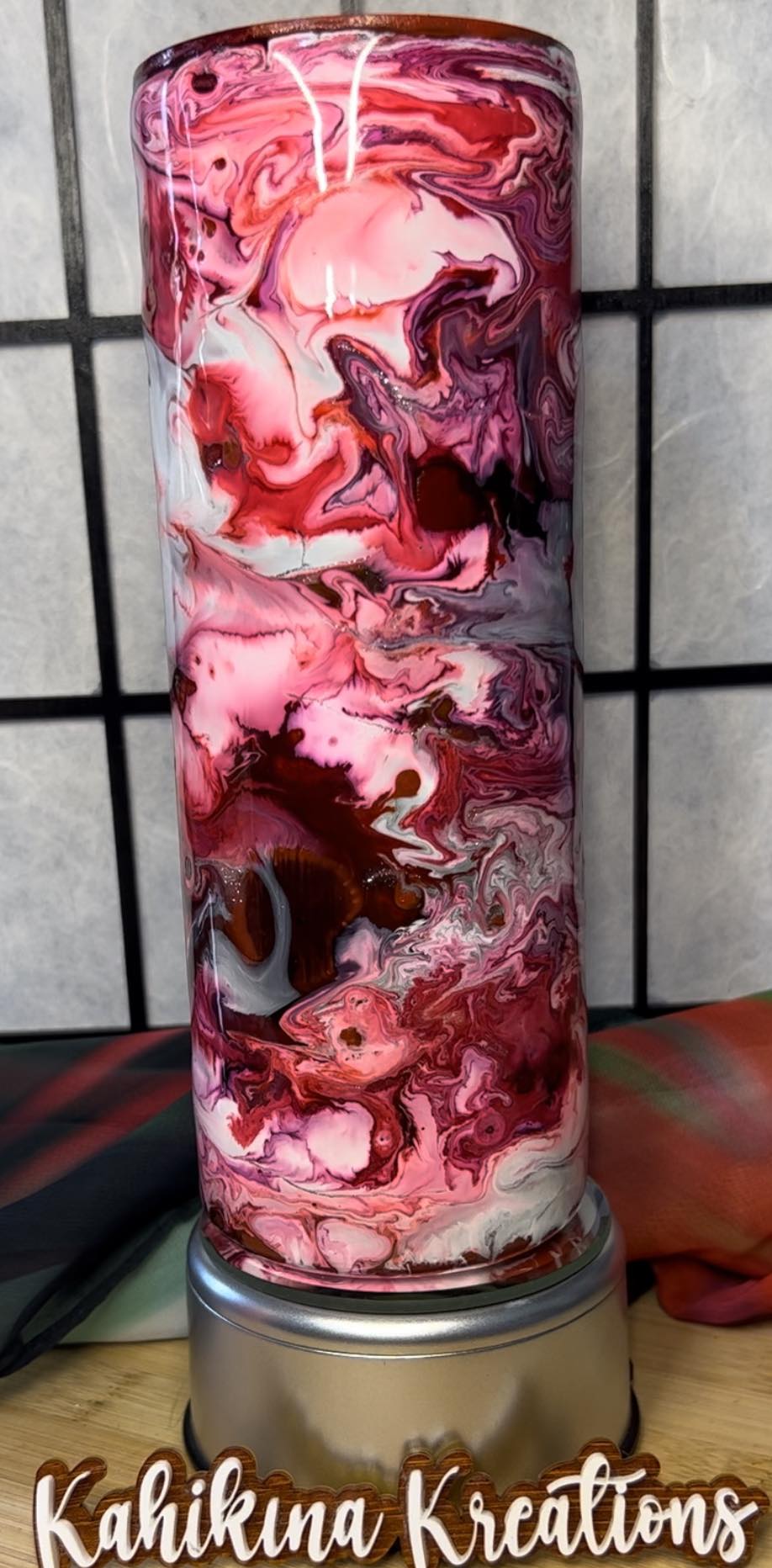 The Koi Alcohol Ink Tumbler - 20oz