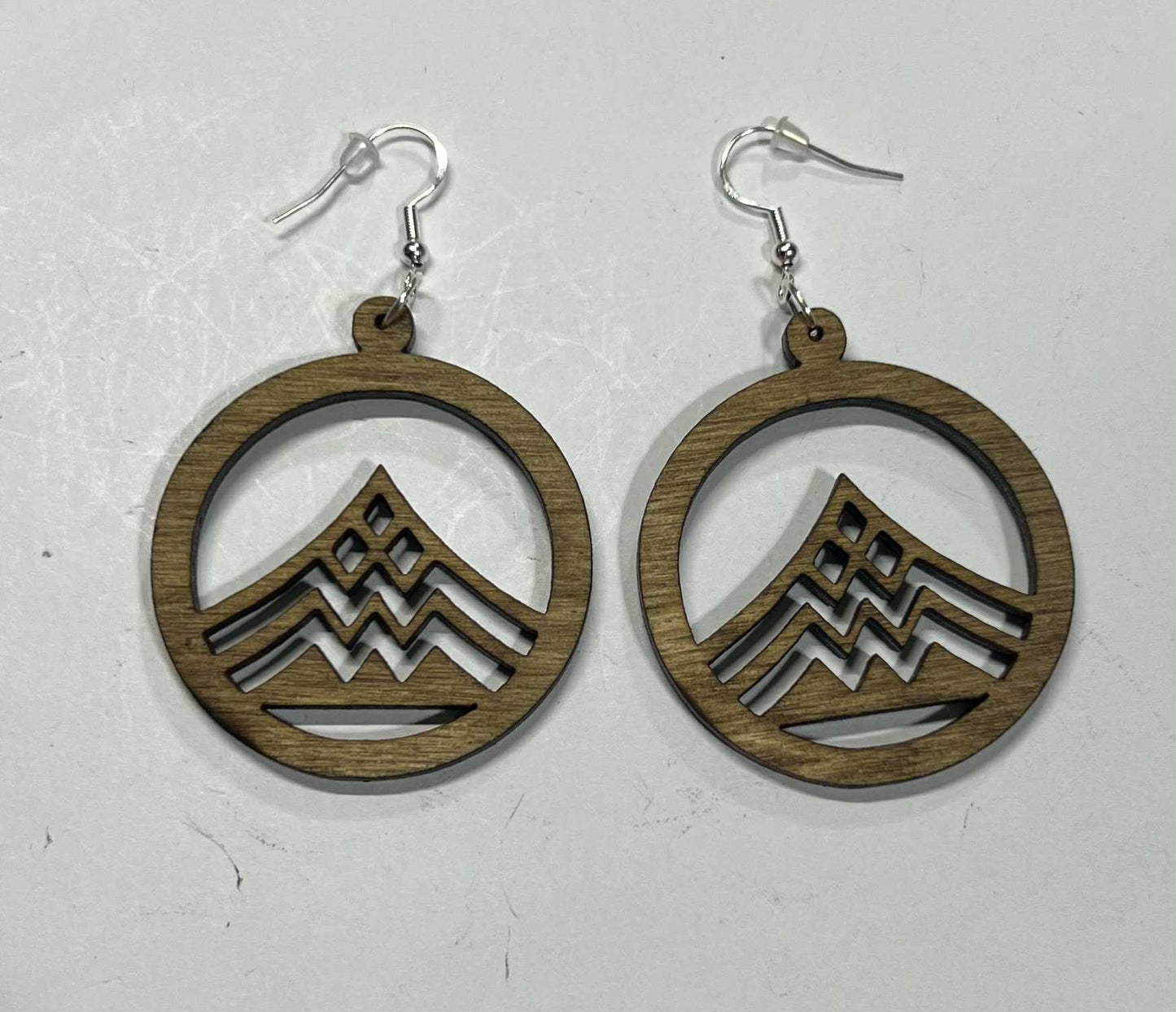 Rustic AS IS Misfits- Mauna Round Earring