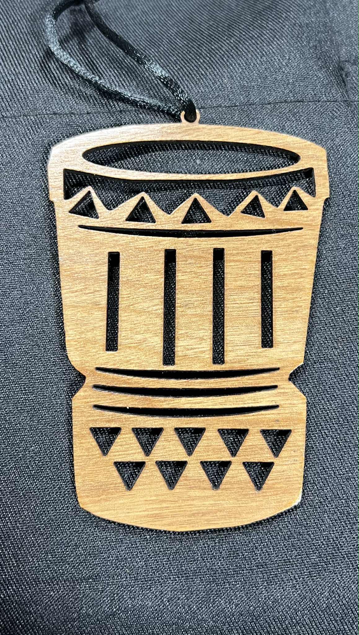 Pahu Drum Triangles Ornament