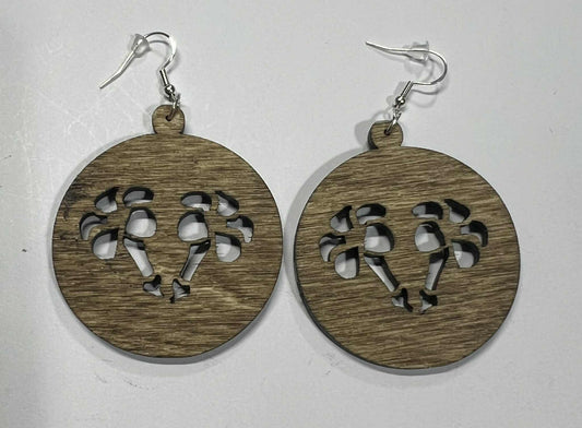 Rustic AS IS Misfits- Puakenikeni Round Earring