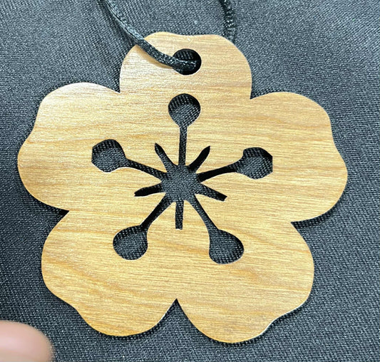 Rounded Cut out Sakura Cherry Blossom Ornament