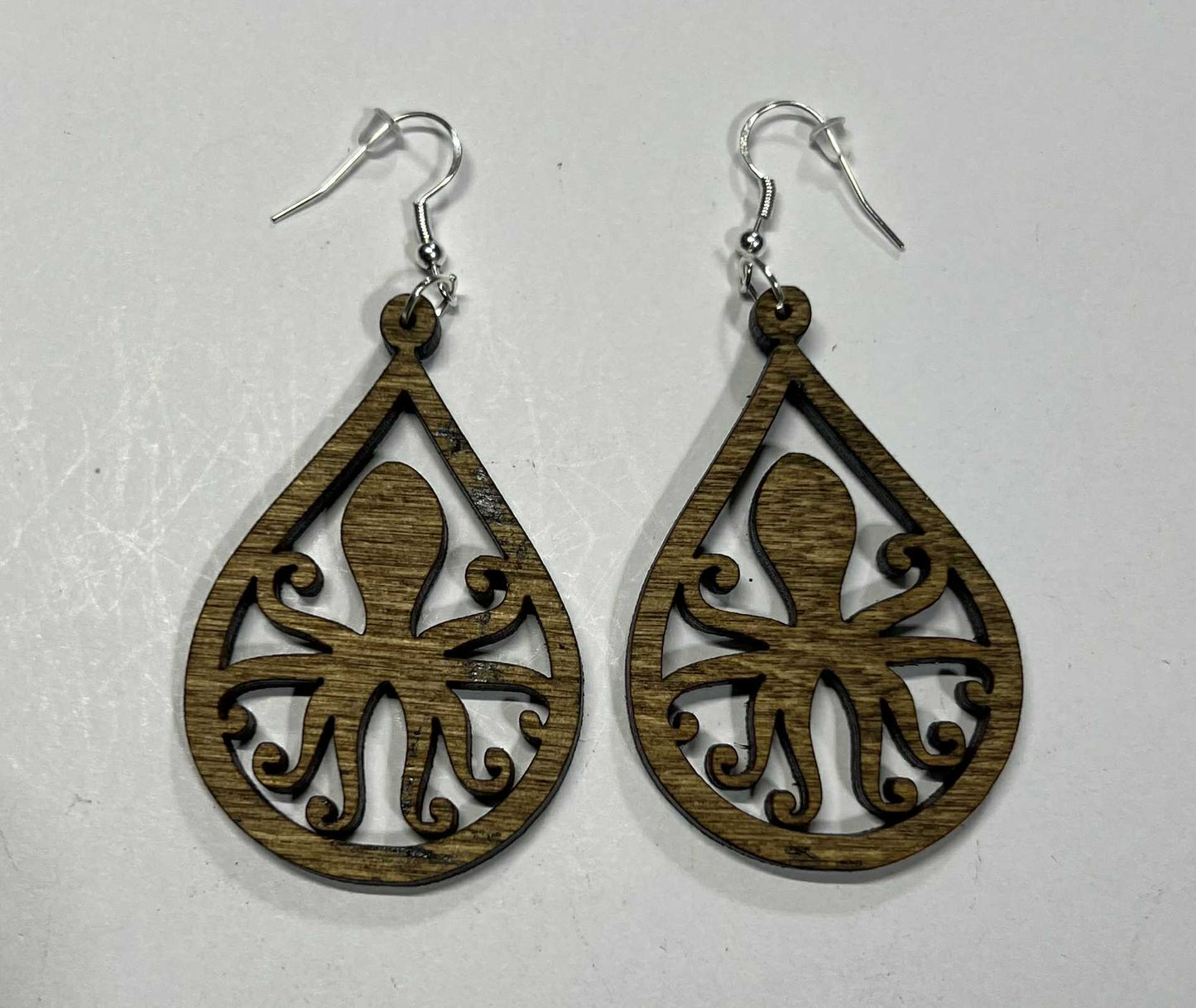 Rustic AS IS Misfits- Tako (Octopus) Teardrop Earring