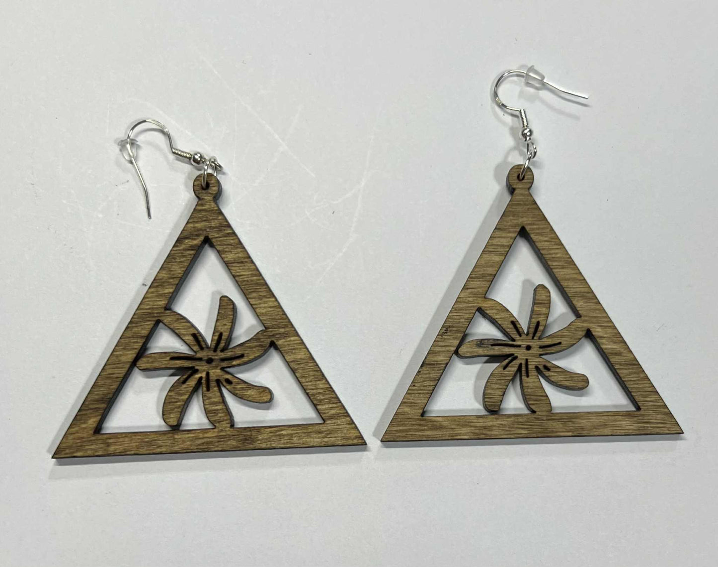 Rustic AS IS Misfits-Tiare Triangle Earring