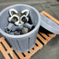 Trash Panda (Racoon) with Can