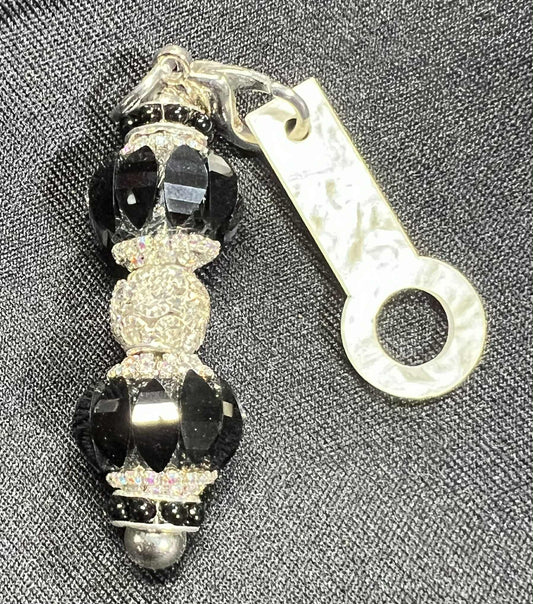 Beaded Straw Charm Toppers (Hard Plastic Ring)