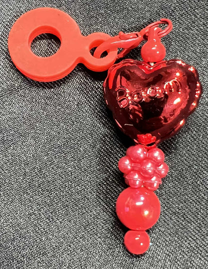 Beaded Straw Charm Toppers (Silicone Ring)