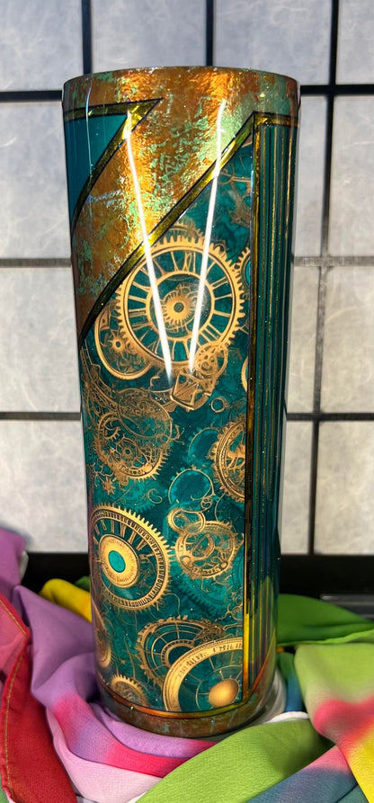 Teal Gold Steampunk