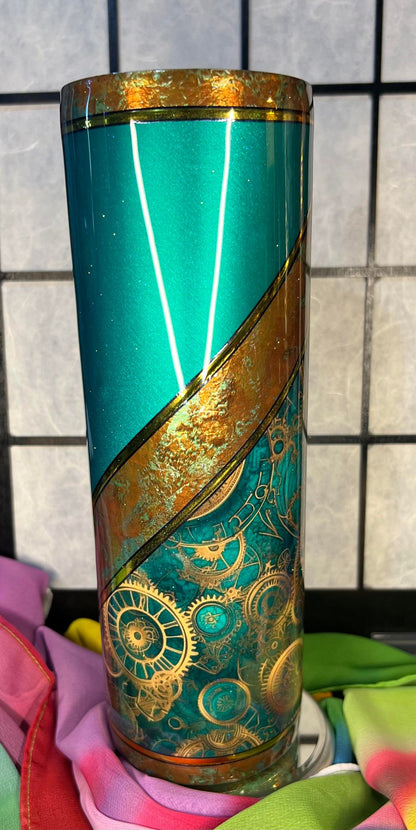 Teal Gold Steampunk