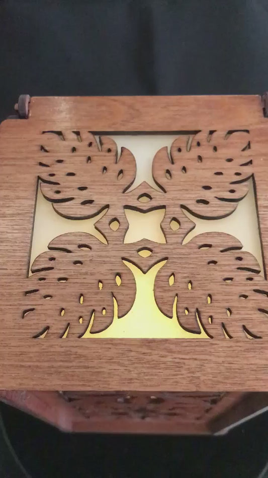 Hawaiian Quilts Lamp 3D effect