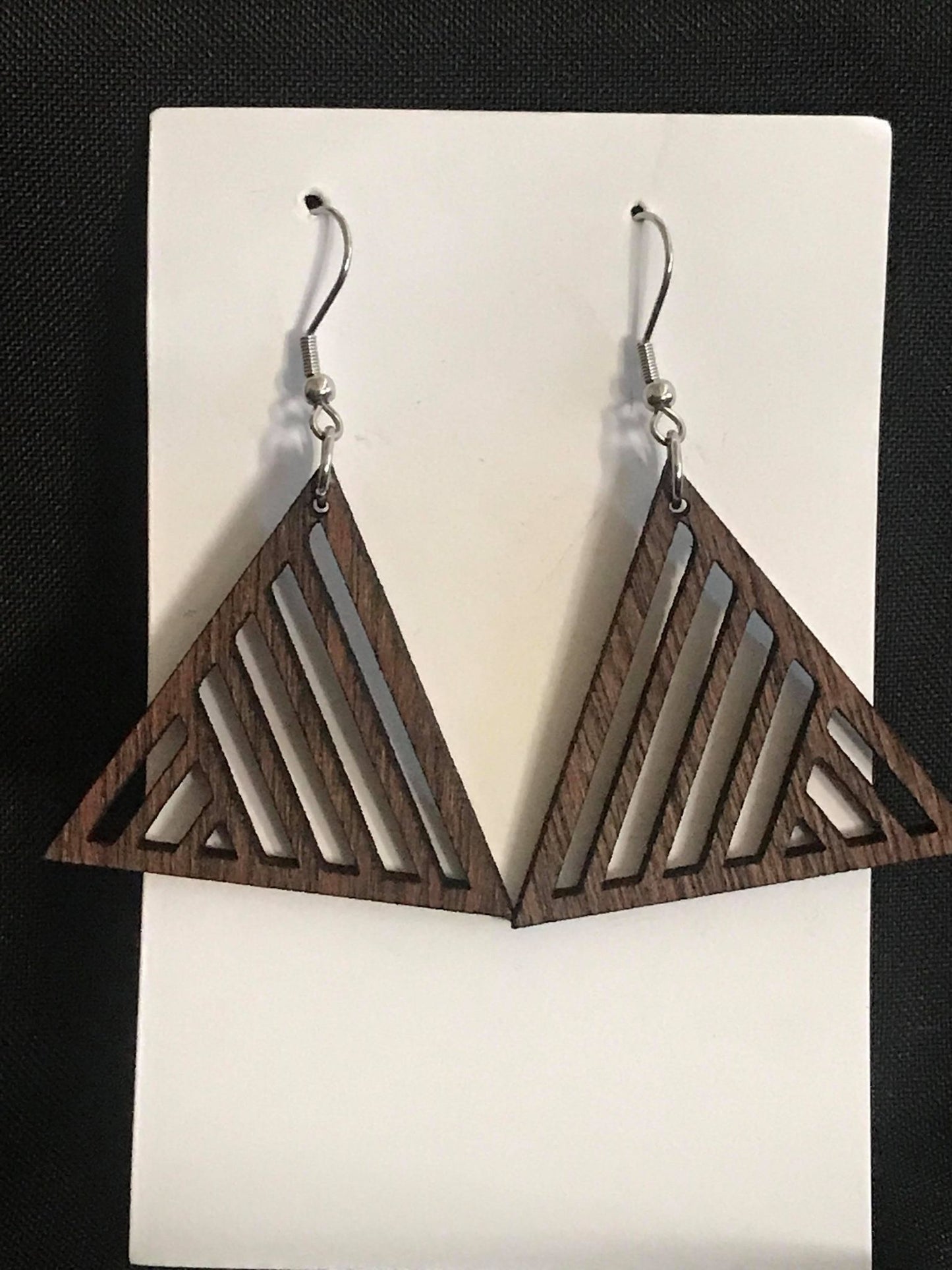 Geo Triangle Earring