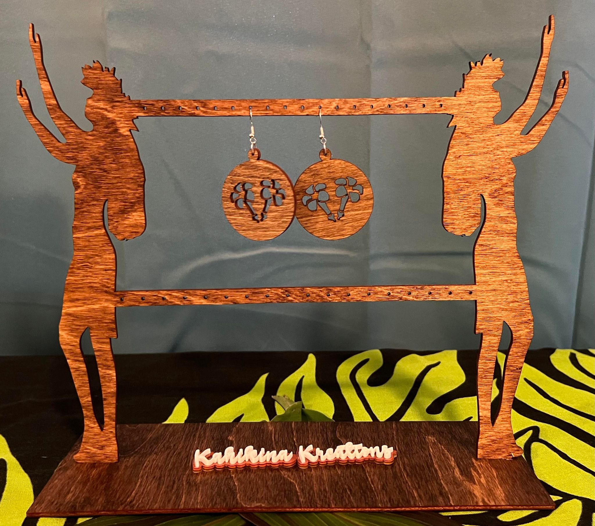 Earring Holder Stand Wahine Hula (earrings not included ...