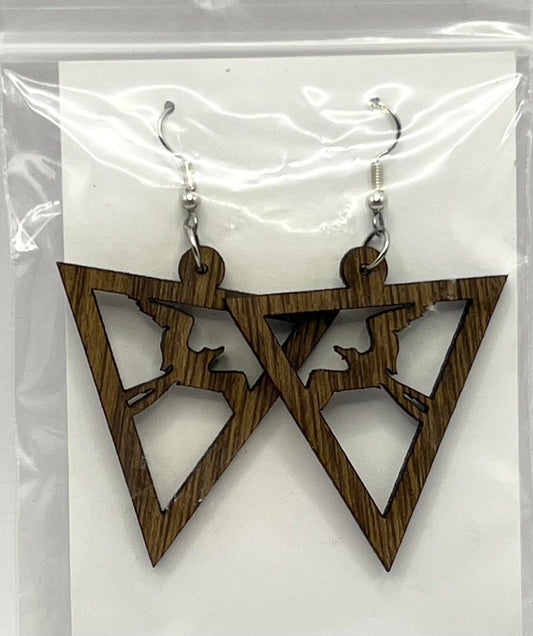 Iwa Bird Triangle Earring