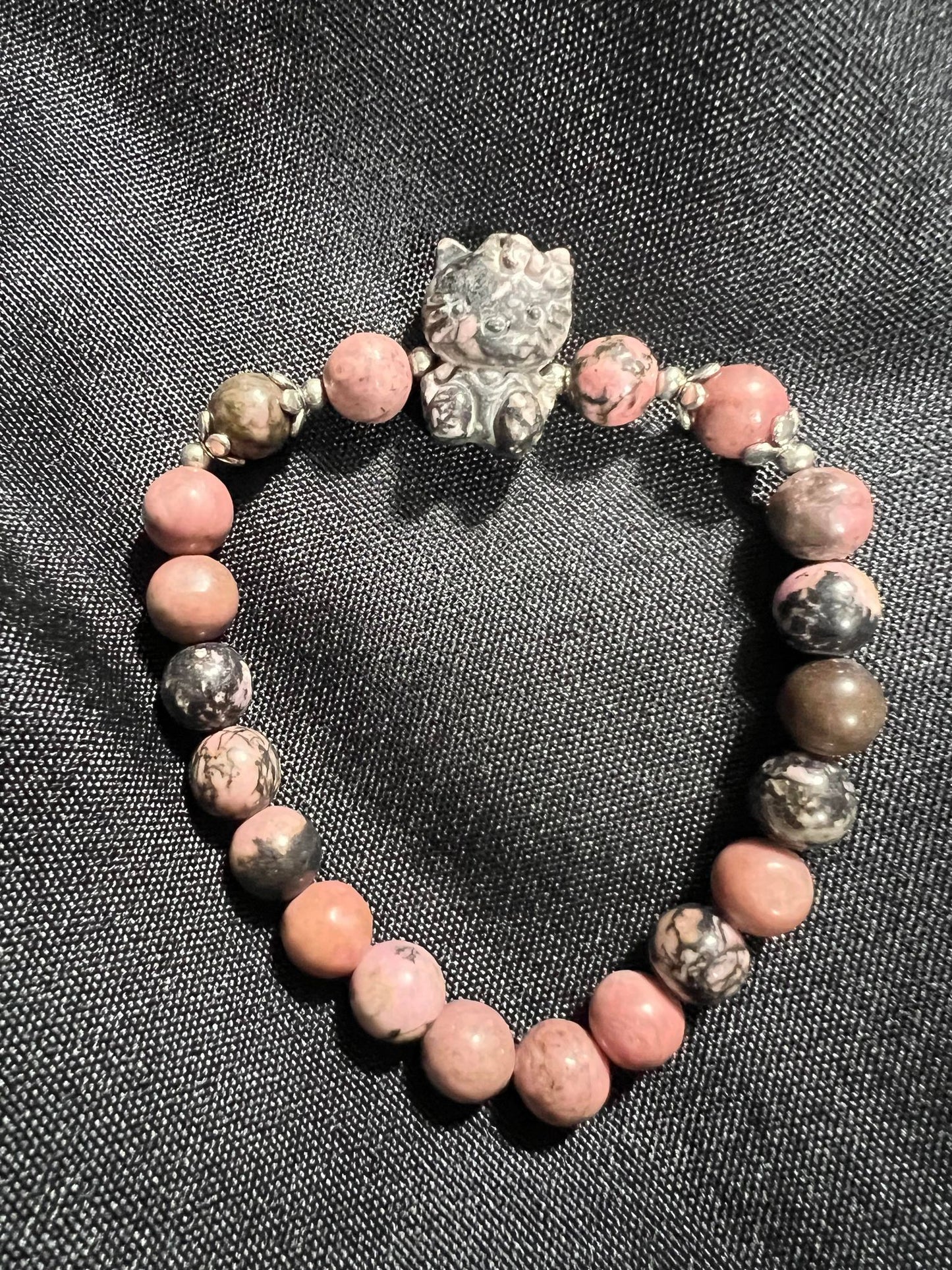 HK Pink Rhodonite Bracelet