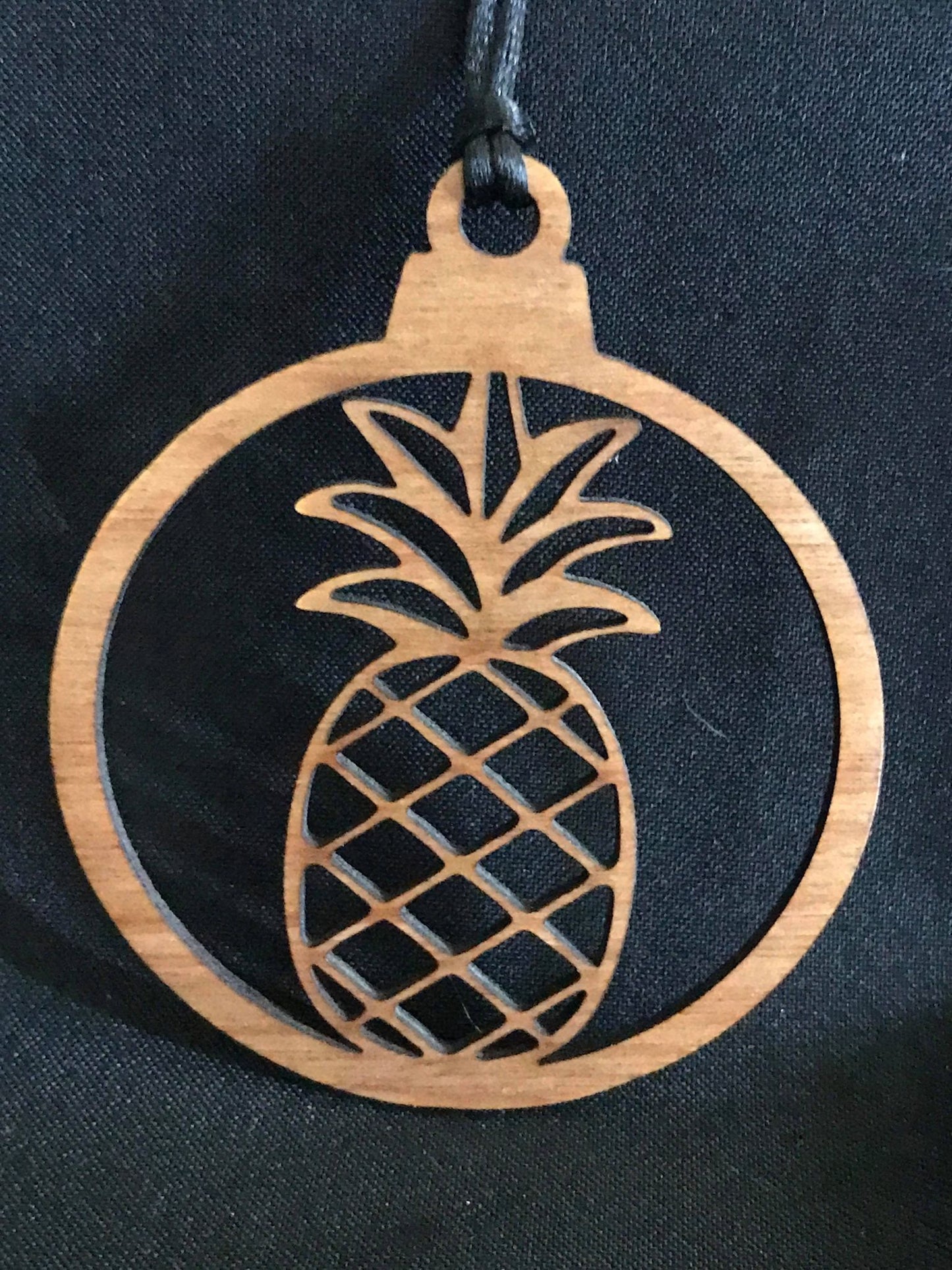 Pineapple Circle Ornament