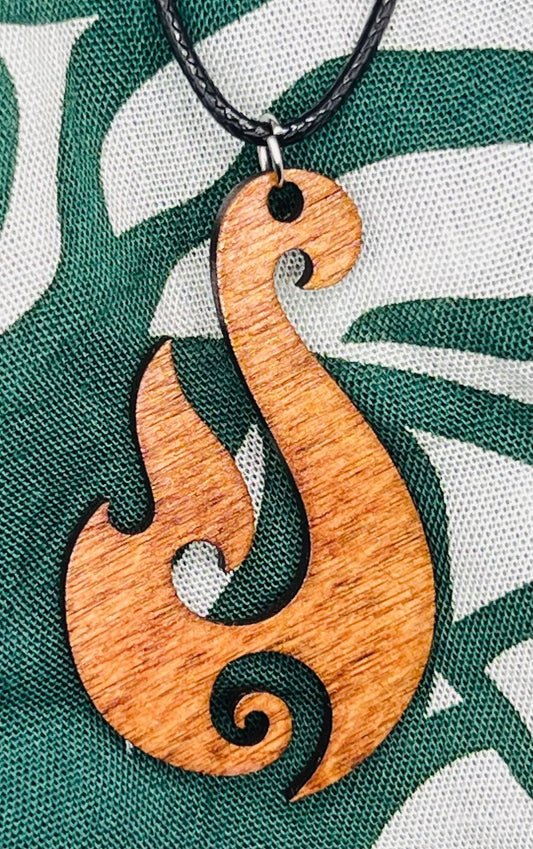 Pendant Necklace Maori Inspired Hook